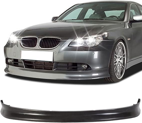 Fit 2004-2007 BMW E60 5 Series Sedan Base IKON Style Front Bumper Lip