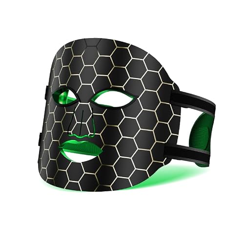 Face Mask Light 7 Colors Facial Mask Anti-Aging Tightening Skin Black