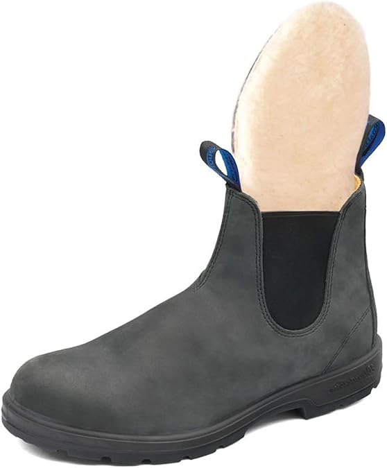 Blundstone Unisex Chelsea Boot, Rustic Black, 11 US Men