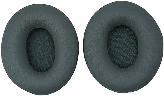 Solo1.0 Headset Replacement Ear Pads Cushions Covers Headphone Accessories Compatible with Monster Beats by Dr. Dre Solo 1.0 Wired Solo HD Wired On-Ear Headphones-Grey