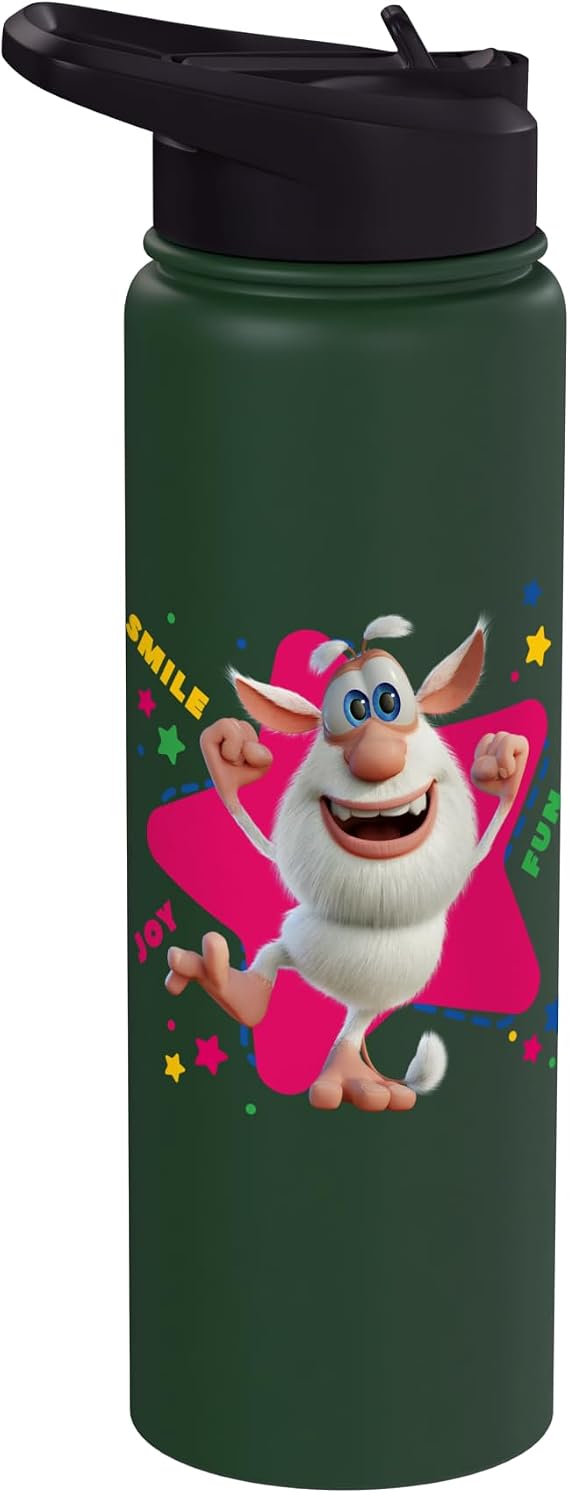 Star Joy Booba laughs and has fun Stainless Steel Insulated Water Bottle