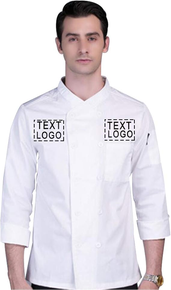 Personalized Customized Chef Jacket Hotel Kitchen Restaurant Chef Coat Printing Chef Uniform