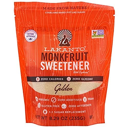 Lakanto - Golden Sweetener All Natural Sugar Substitute 235g8.29 - 2 PACK