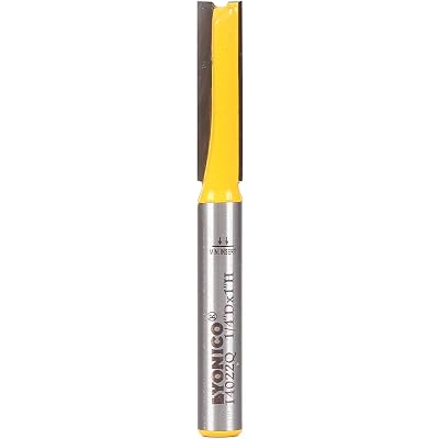 Yonico Straight Router Bits 14-Inch Diameter X 1-Inch Height 14-Inch Shank 14022q
