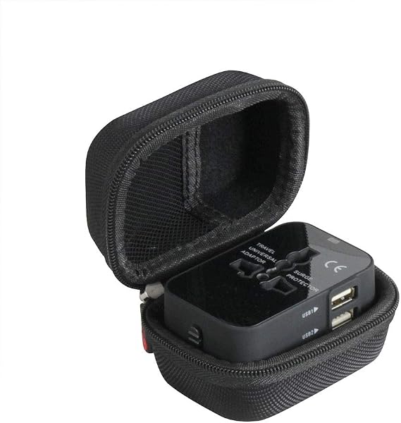 Hermitshell Hard Travel Case for MINGTONG Travel Adapter Worldwide All in One Universal Travel Adaptor Wall AC Power Plug Adapter Wall Charger