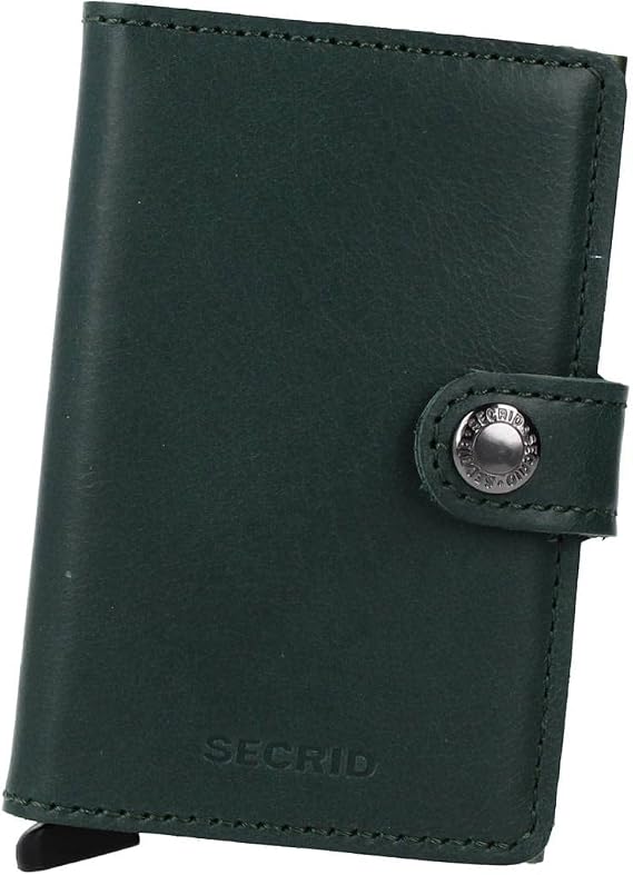 SECRID Mens Modern, Bordeaux One Size, Green, 16mm slim, Original