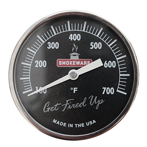 SMOKEWARE - Black Temperature Gauge - Fits Big Green Eggs