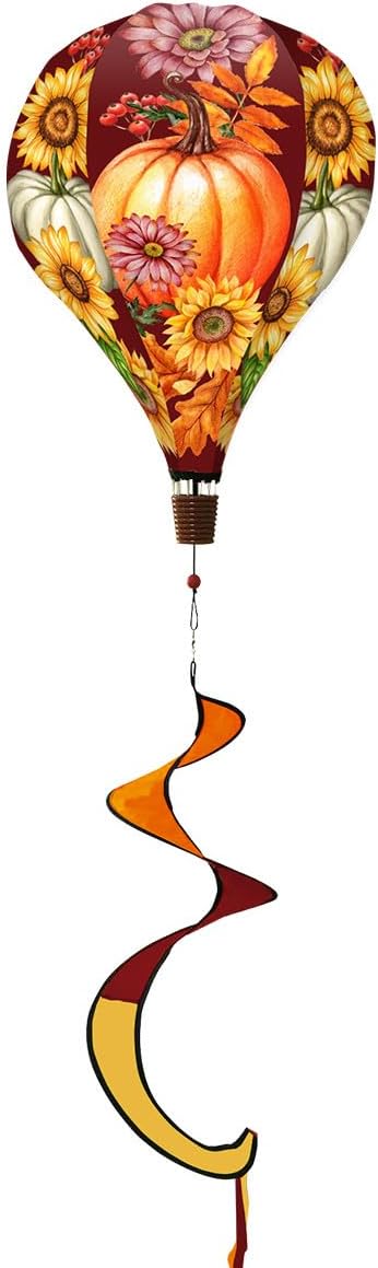 Briarwood Lane Fall Hot Air Balloon Wind Twister 54x12 Fall Beauty for Fall Balloon