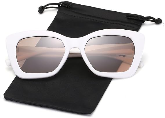 Cateye Sunglasses Square Frame Sun Glasses for Women