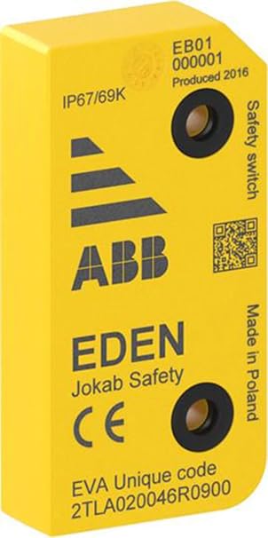 ABB Eva Unique Code, Eva Actuator with Unique Code, IP69K, Yellow, 4pcs (ABB2TLA020046R0900)