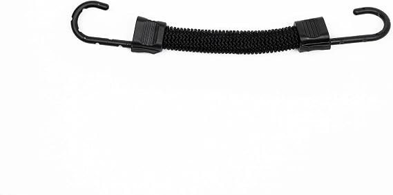 Bungee Cord - SuperBungee Cord - 4-inch Body (10" incl Hooks) Stretches to 2.3FT with Steel-Core Molded Hooks