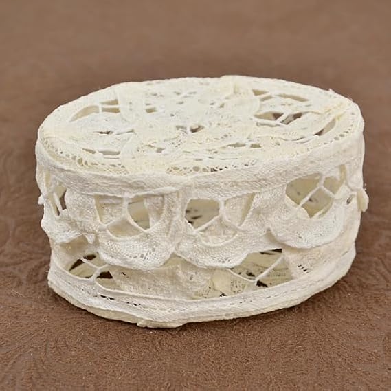 Expo International Battenburg Oval Box - White - Small | White