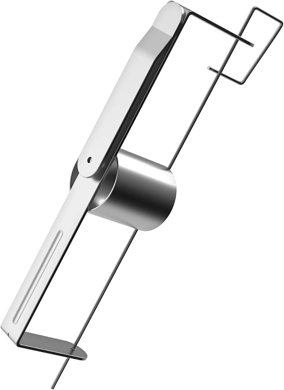 Powder Coated Steel Drywall Tape Reel Dispenser Holder | Heavy duty tape holder with quick load pin and belt clip, holds tape rolls up to 500 ft, rust resistant