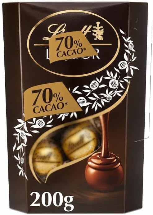 70% Cacao Dark Chocolate Truffles, 200g | Smooth & Creamy Swiss Chocolate