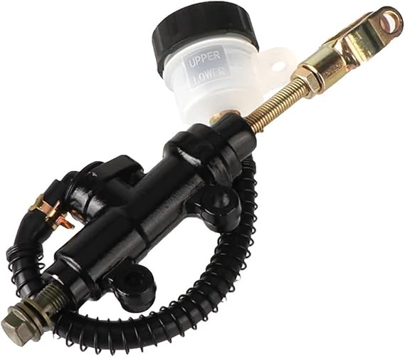 Motorcycle Brake Hydraulic Pump Hydraulic Brake Pu Foot Brake Rear Hydraulic Brake Pump Master Cylinder With Reservoir Fit For ATV UTV Buggy Quad Bike 110cc 125cc 150cc