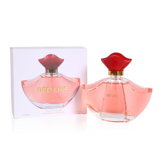 Red Lips Spray Perfume Womens Eau De Parfum - Floral Vanilla Musk Scent Long Lasting 100ml/3.4 fl.oz