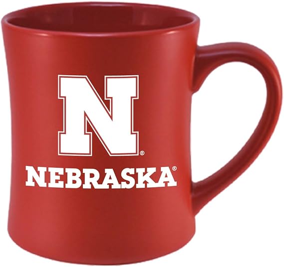 Nebraska Cornhuskers Ceramic Sculpted Mug 16oz