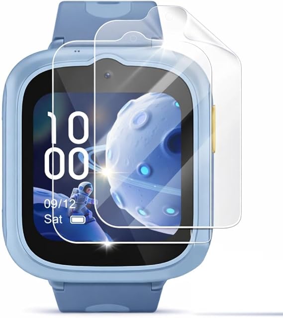 Engo Tcl Movetime MT48X İle Uyumlu Ekran Koruyucu, Tam Kaplayan Akıllı Saat Koruması, Çizilmeye Dayanıklı Tpu Koruma 2 Adet, Hd Şeffaf
