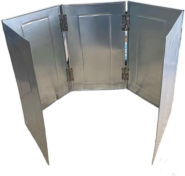 Mobilreyon 5 Wing Windbreaker, Wind Cutter 25X40Cm, Picnic Tube, Camping Hearth, Quarry, Barbecue
