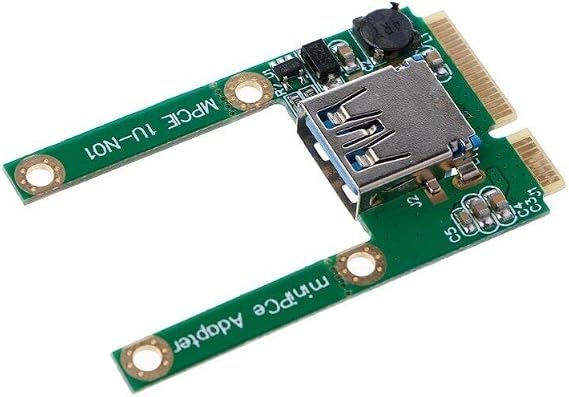 Mini PCI-E Card Slot Expansion to USB 2.0 Interface Adapter Riser