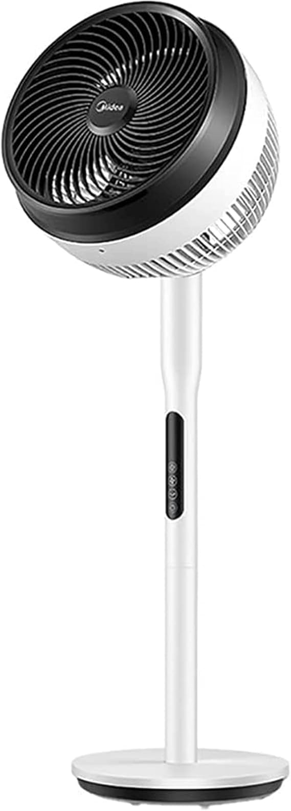 Electric Fan Quiet Fan Stand Pedestal Fan 3D Oscillating Fan 14 Speed Setting Adjustable Height and Tilt with Remote Pedestal Fan Indoor Cool (White)