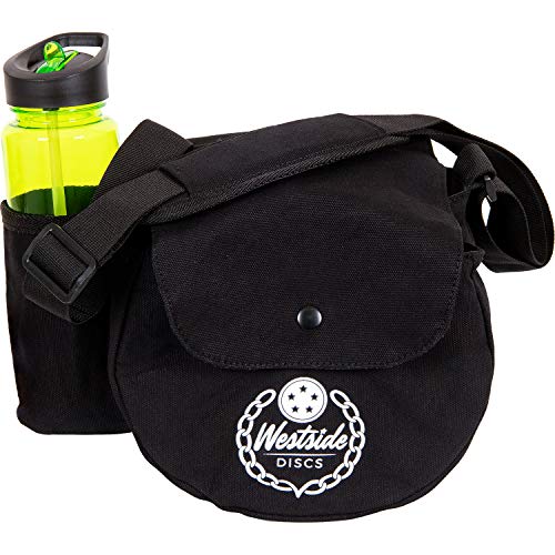 Westside Discs Sling Disc Golf Bag | 10-12 Disc Capacity | Frisbee Golf Bag | Heavy Duty 16oz Canvas | Great for Beginners