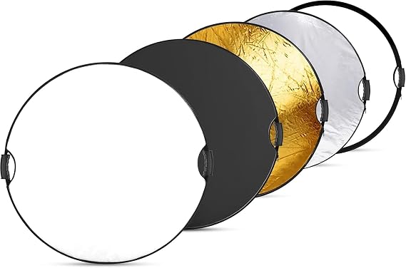 NEEWER 80cm Light Reflector with Handle & 3/8" Thread, 5 in 1