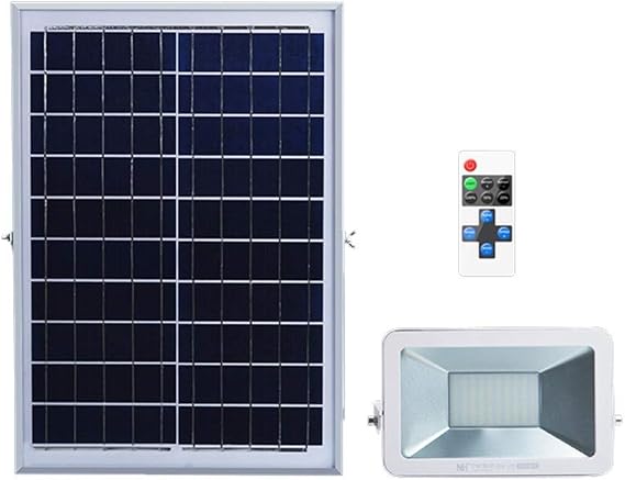 Home Solar Floodlight,Outdoor Rural Safety Light Super Bright IP65 Waterproof Spotlight IP66/65, Rechargeable Work Light (Size:55W)