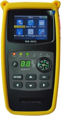 TV Signal Strength Meter, 3PCSLOT WS-6933 Satellite Finder DVB-S2 FTA CKU Band Satlink Digital Satellite Finder Meter WS 6933, Satellite Finder