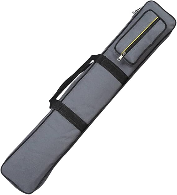 Perfeclan 8 Holes Pool Cue Case Pool Cue Storage Pouch, with Carrying Strap, 1/2 Jointed Cue Case Billiard Stick Storage Bag