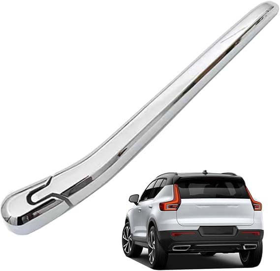 Rear Window Windshield Wiper Blade Cover Trim For XC40 2019 2020 ABS Chrome Car Exterior Decoration Accessories Silver