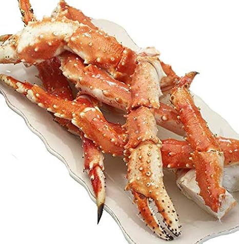 Fresh Frozen Wild Alaskan King Crab Legs by Northwest Wild Foods - Fully Cooked, Sustainably Harvested (5 Pounds)