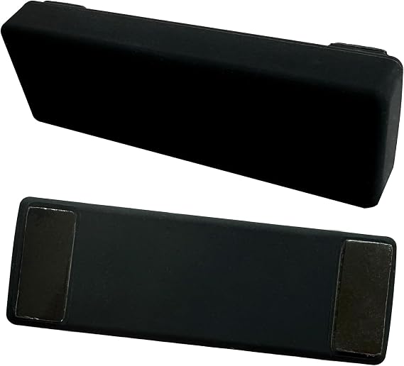 Silicone Skin for the New Rectangular EZ Pass with Interlocking Strips (NJ, PA...) - Includes Black Interlocking Strips