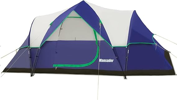 6 Person Family Camping Tent,Waterproof Windproof with Top Rainfly,Easy Set Up,Pop Up Tent for Outdoor Camping Hiking Trave