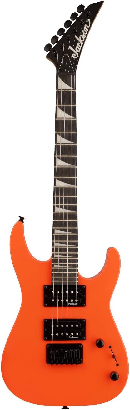 Jackson Dinky Minion JS1X Electric Guitar - Safety Orange, Amaranth Fingerboard | Amaranth Fingerboard