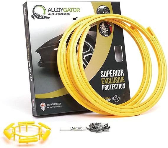 AlloyGator K4YLLWEXC: Set of Wheel Protectors, Yellow, Set of 4