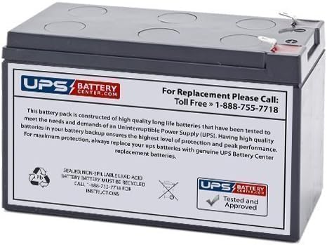 12V 8Ah UPS Backup Battery Replaces Ritar RT1280, RT 1280