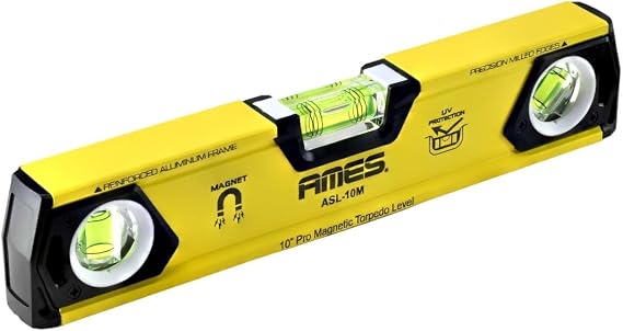 AMES 10" Pro Magnetic Torpedo Level