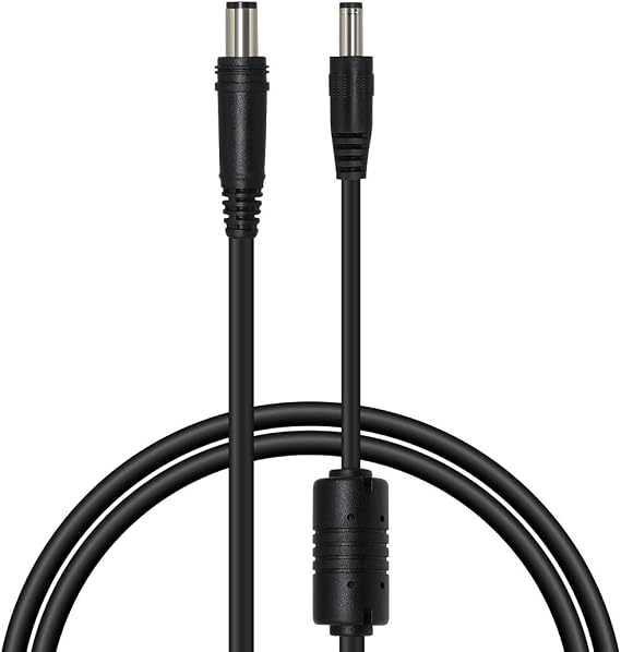 TalentCell DC 12V Power Cord, 5.5 x 2.1mm Male to DC7406 Male Plug Power Supply Cable
