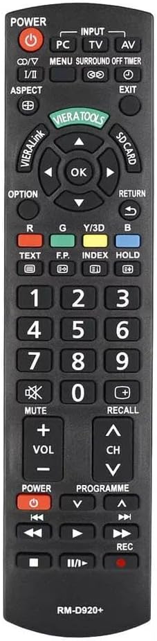 New HUAYU RM-D920+ Universal fit for Panasonic LCD TV Remote N2QAYB000572 EUR765101C
