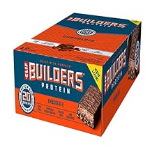 Cliff Bar Builder Bar, Chocolate, 2.40-Ounce (Pack of 12)