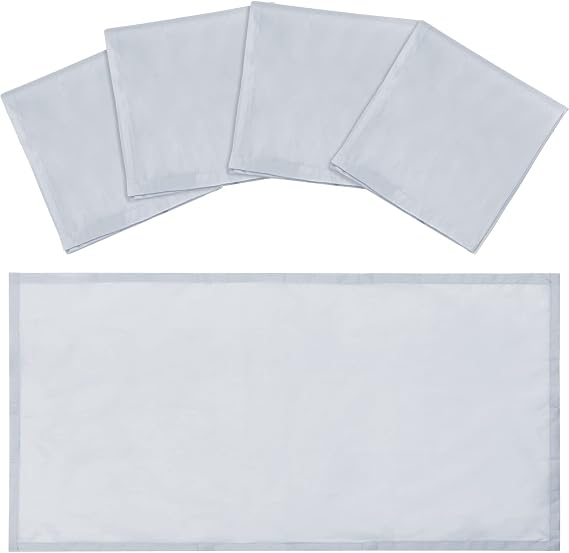 Hortsun Fluorescent Light Covers, 4 Pack, 4 x 2 ft, 10 Magnets,Gray
