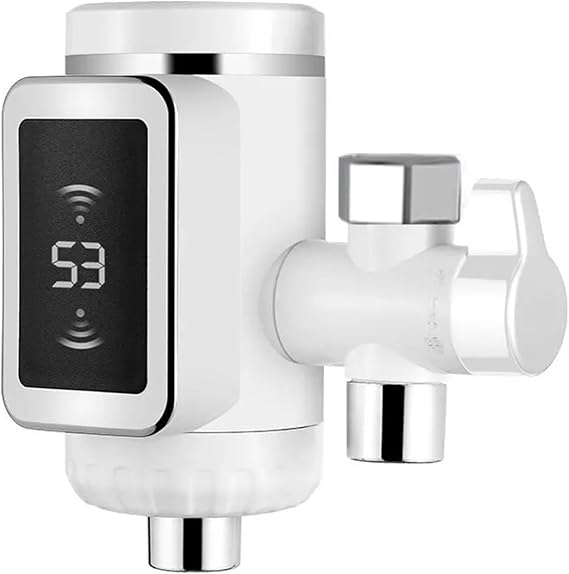 Kitchen Electric Water Heater Instant Hot Water Heater Faucet Kitchen Instant Heating Tap Water Heater with LED