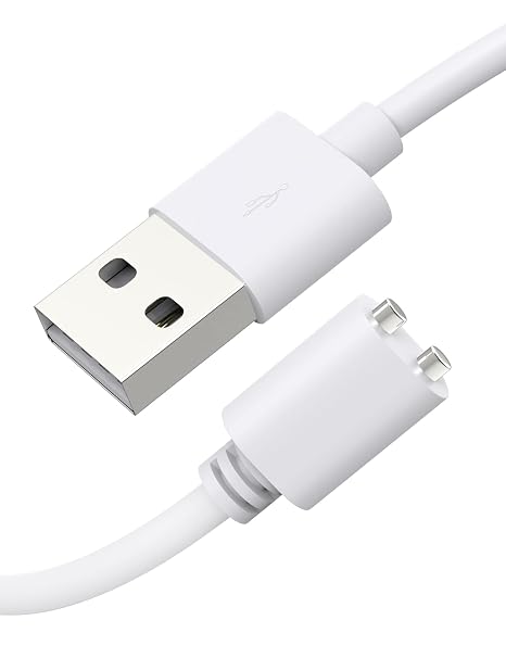 2.6Ft Magnetic USB DC Charger Cable Wireless Replacement Charging Cord-(5mm/0.2in)