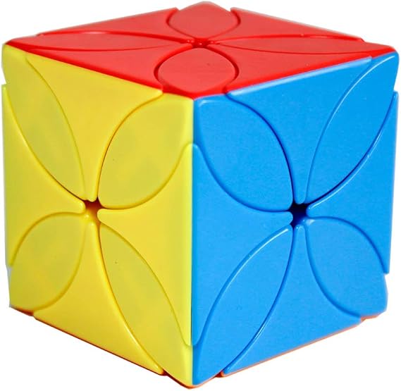 Oostifun MoYu MFJS Meilong Four Leaf Clover Cube, MultiColor | MOFANGJIAOSHI CUBING CLASSROOM, Twisty Brain Teaser Puzzle