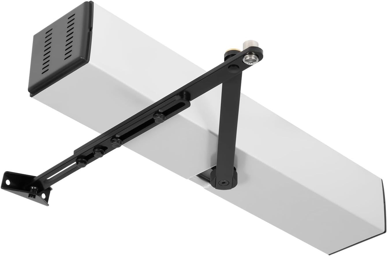 Automatic Swing Door Operator ResidentialCommercial 220lbs 50W Handicap Door Opener Closer with Push Button  Remote Control  IC Cards  Password  Body Sensor Lock System