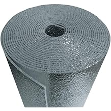 US Energy Products Reflective Aluminum Foil Foam Insulation: (2ft x 10ft) Industrial Grade Foam Core Radiant Barrier: Soudnproofing, Automotive Insulation, Weatherproofing, Roofs Floors, Windows, ETC