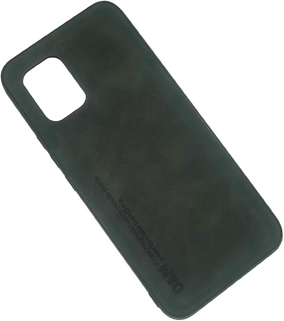 Kepuch Silklike Case for Xiaomi 10 Lite - Cover Bumper Built-in Metal Plate for Xiaomi 10 Lite - Black