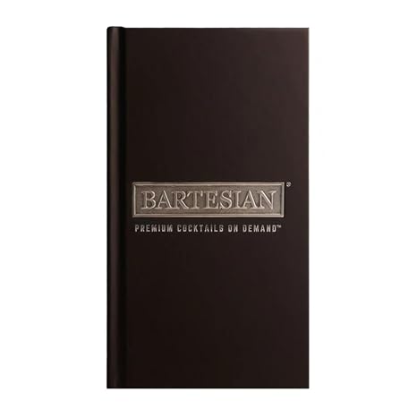 Bartesian 2026 Premium Cocktail Menu Book - Mixed Drinks Recipe Bartender Book with Pairings, Recommendations, Pictures & Recipes of Bartesian Cocktails - Mixology Bartending Book for Home Bar
