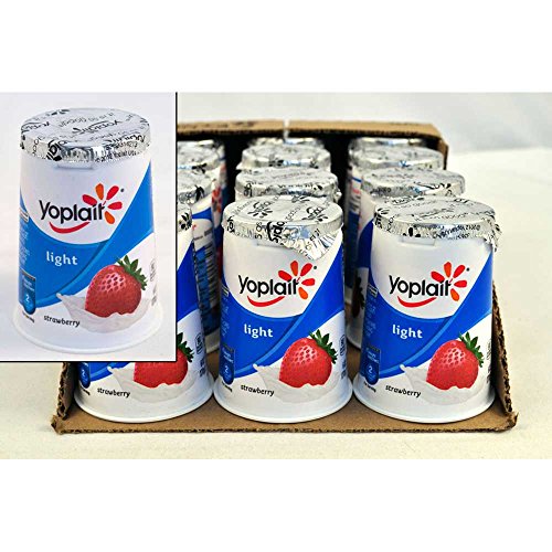 Yoplait Light Strawberry Yogurt, 6 Ounce - 12 per case.